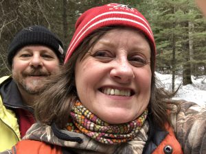 Leanne and Michael Fournier forest therapy selfie