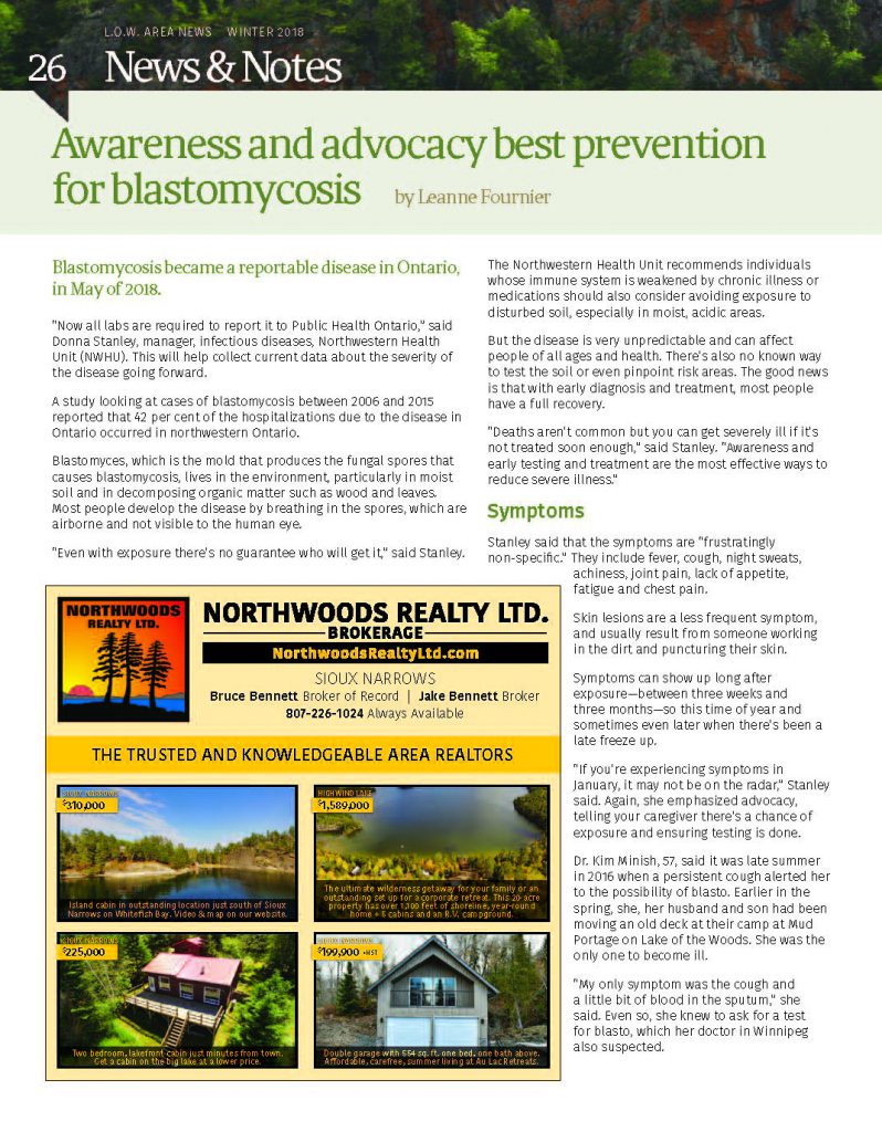 Blastiomycosis article page 1