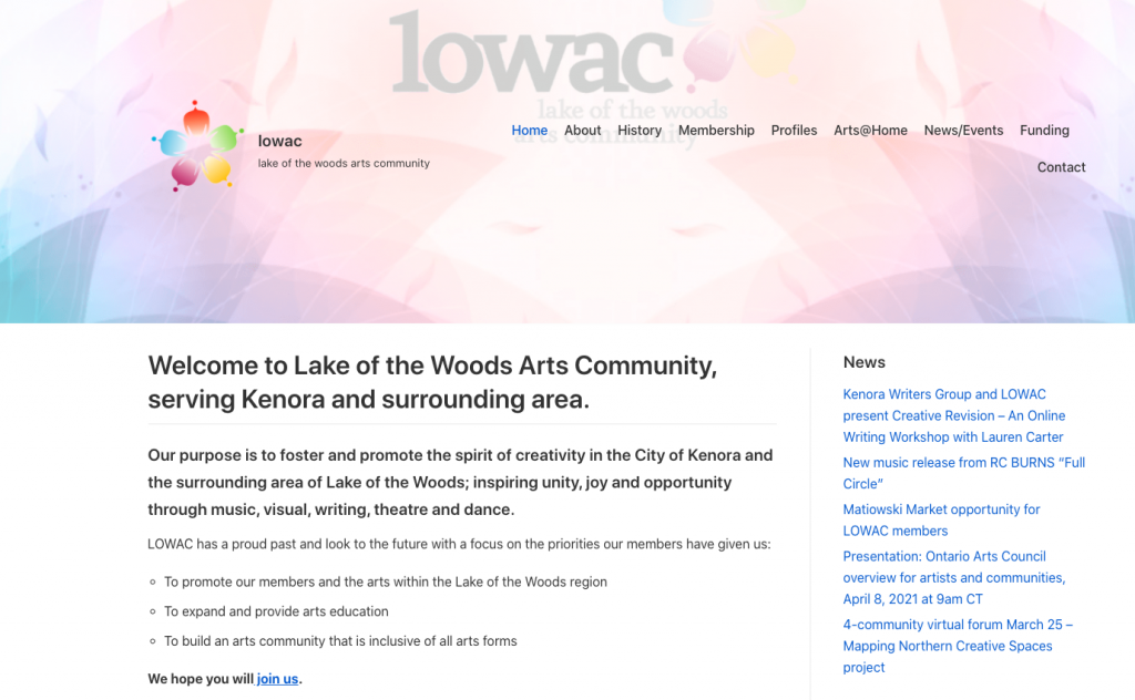 LOWAC web page