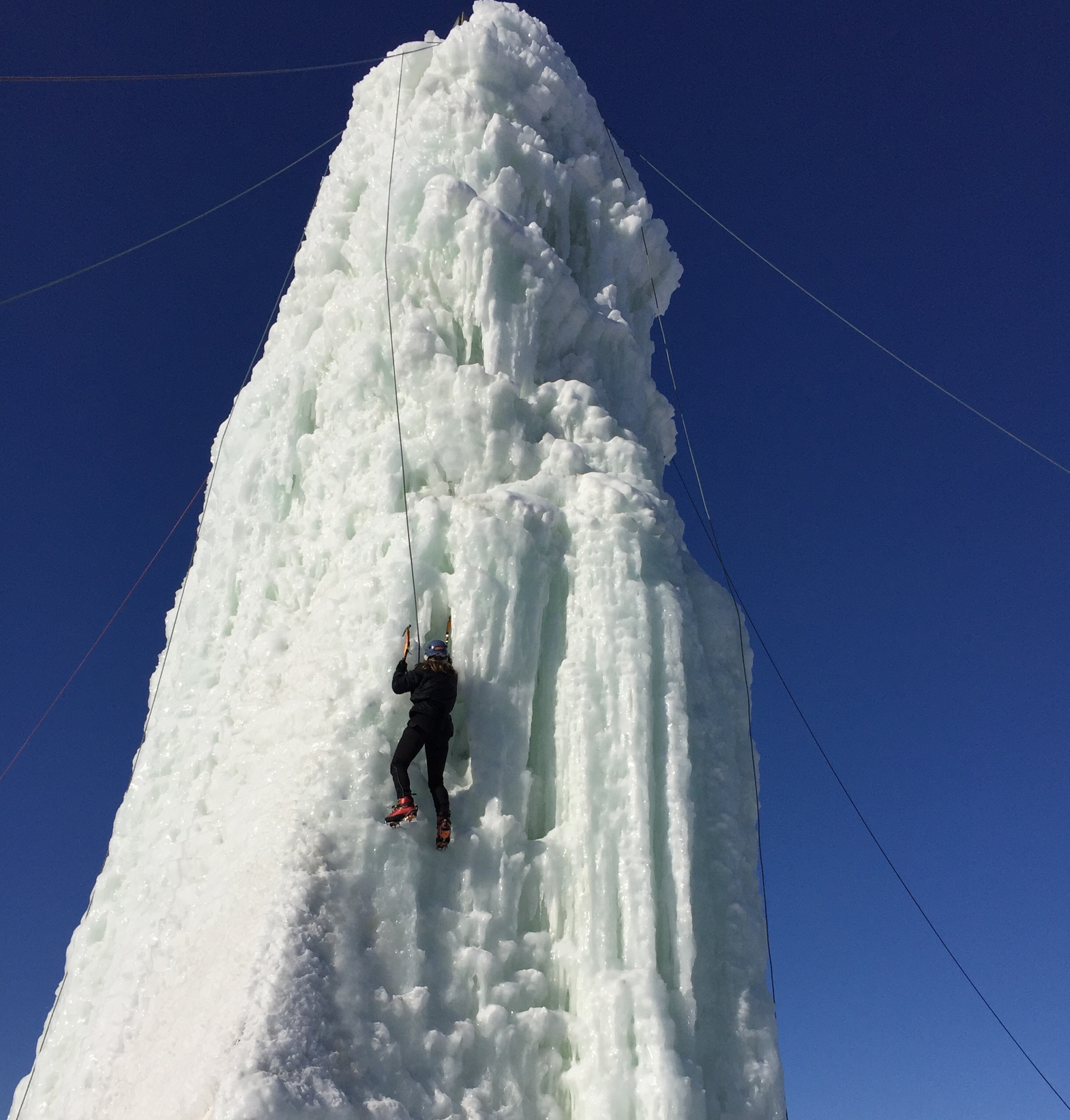 Susan Kuz, ice tower, Forks