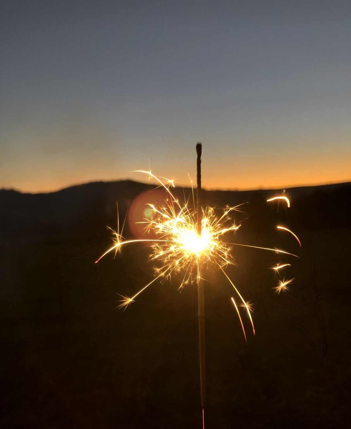 Single fizzing firecracker stick.